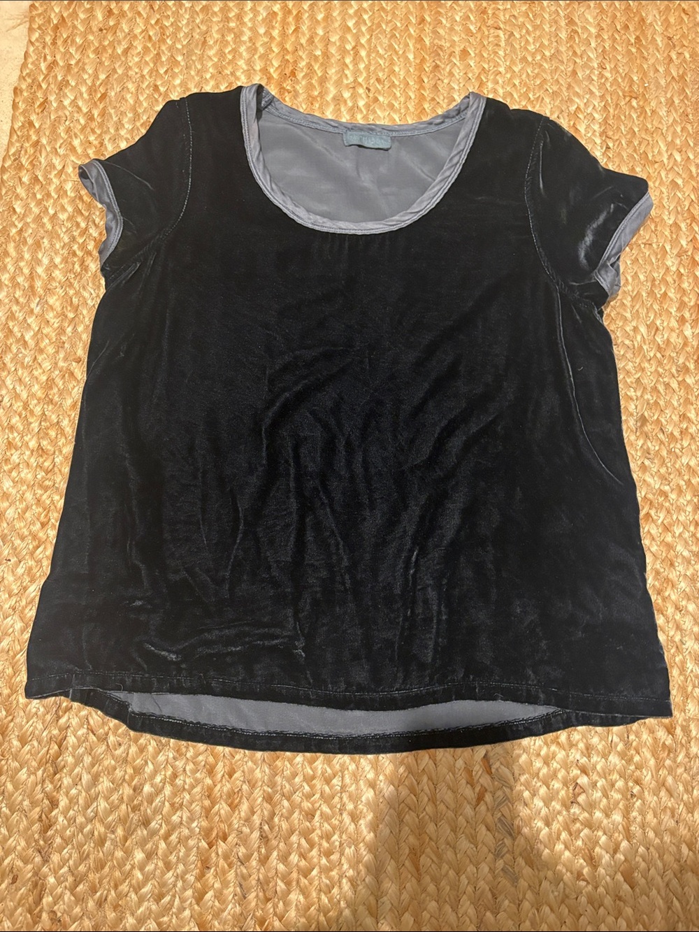 CP Shades velvet silk top
